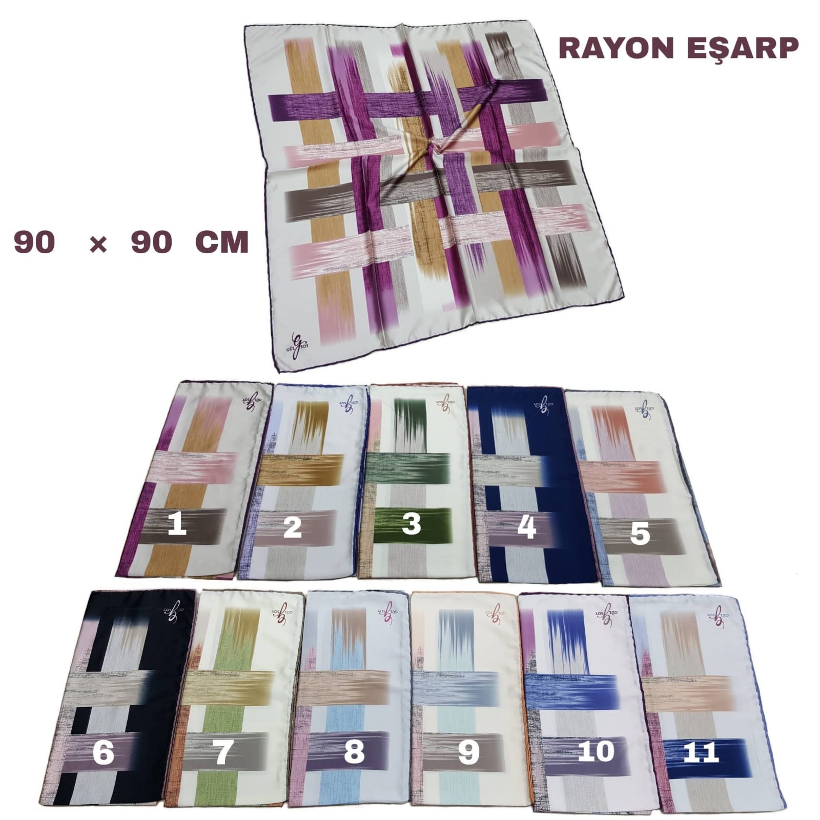 Rayon Eşarp Hasır Desen